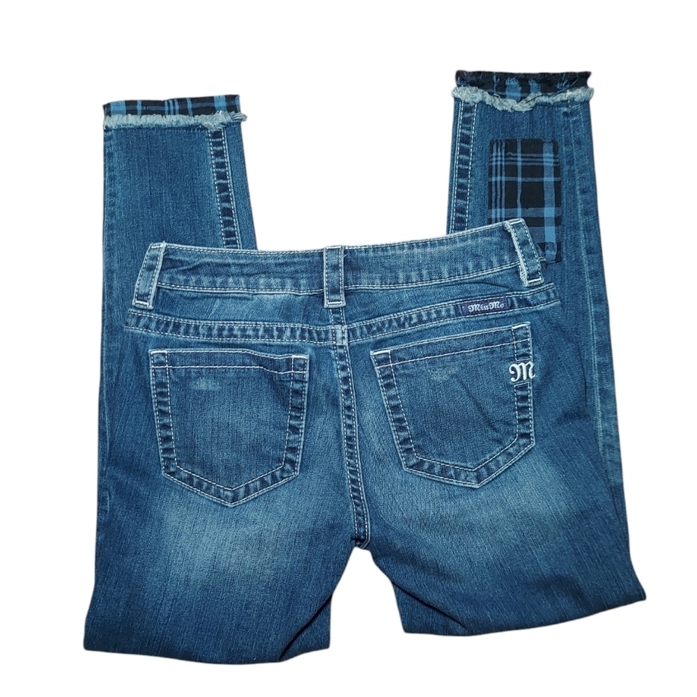 Miss Me Patchwork Ankle Skinny Jeans - Picture 3 of 7